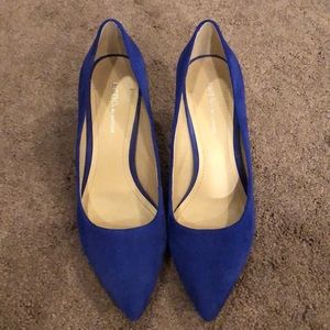 Suede “BCBG” pumps. Excellent condition!